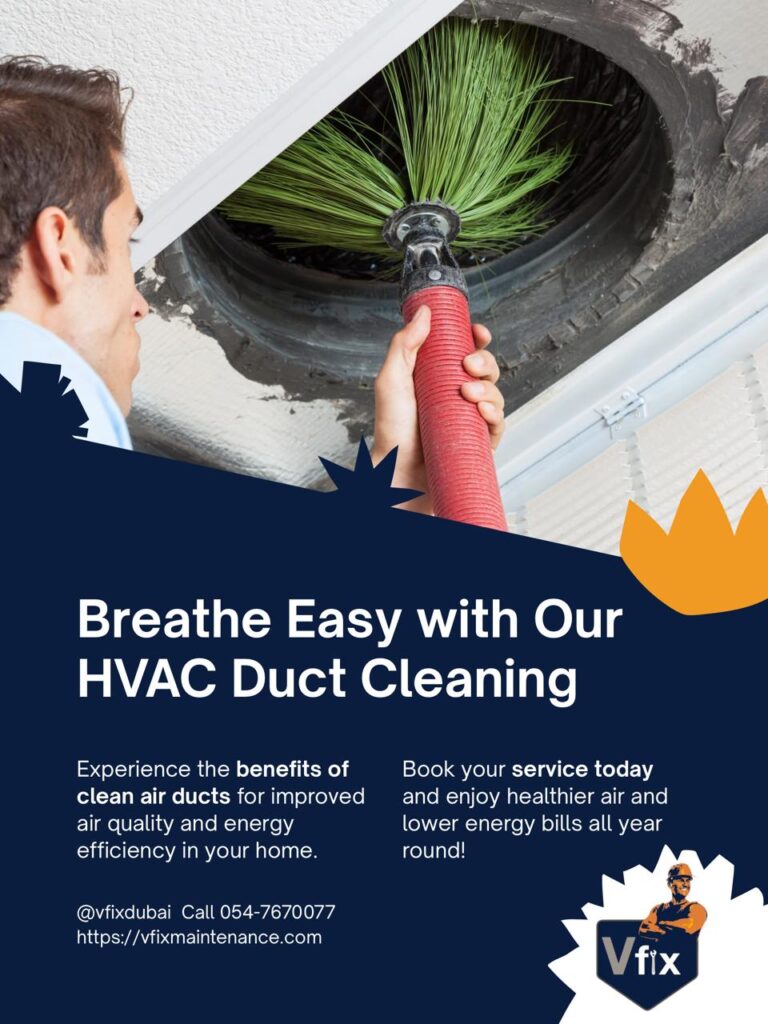 AC Duct Cleaning JVC Dubai